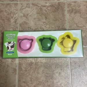 Farm animal Ice cream sandwich Molds
